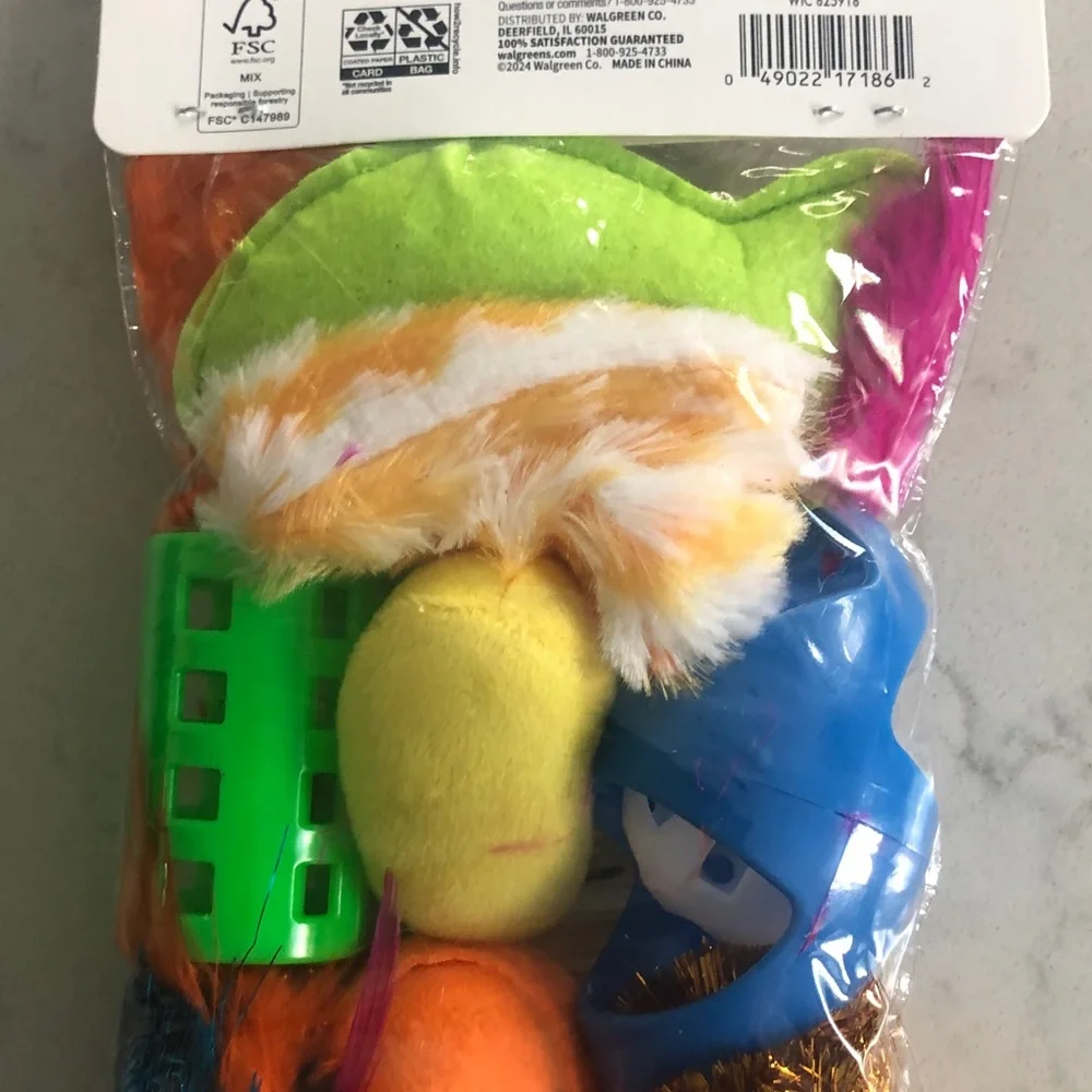 PetShoppe Cat Toy Set - Vibrant Multicolor